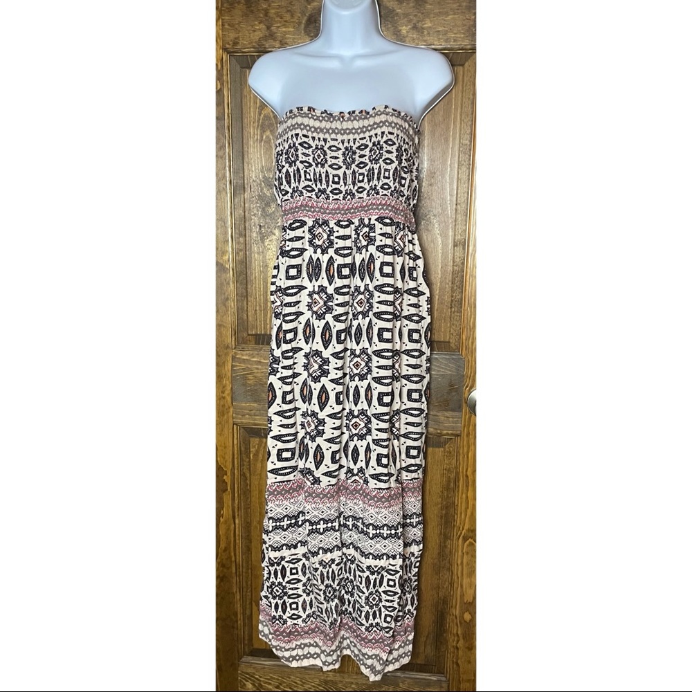Angie women’s size small strapless tube top dress. Used condition